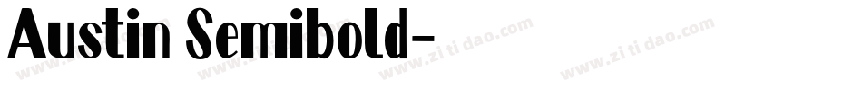 Austin Semibold字体转换